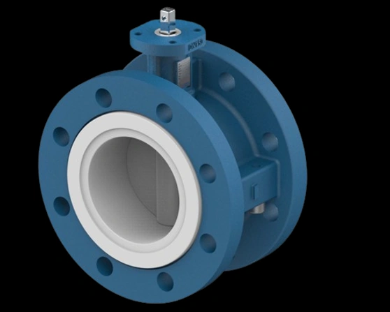 Клапан с футеровкой из ПТФЭ