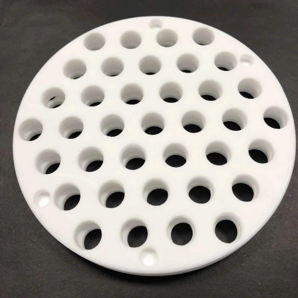 PTFE Drilled Round Plate 5 scaled 1