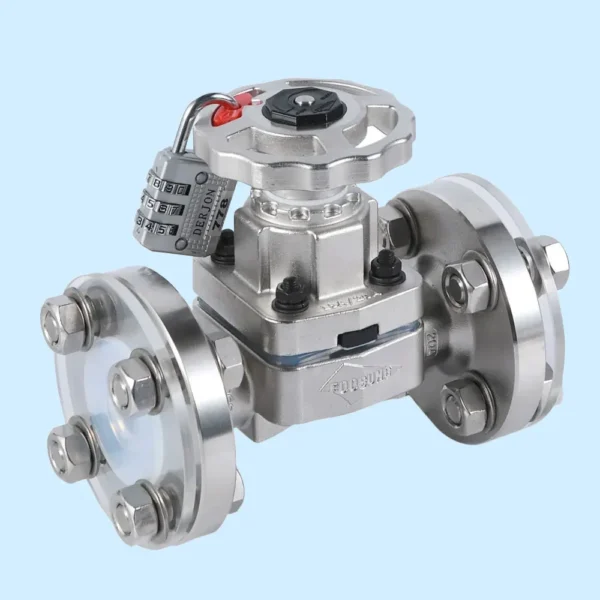 PFA Lined Diaphragm Valve3.31-3