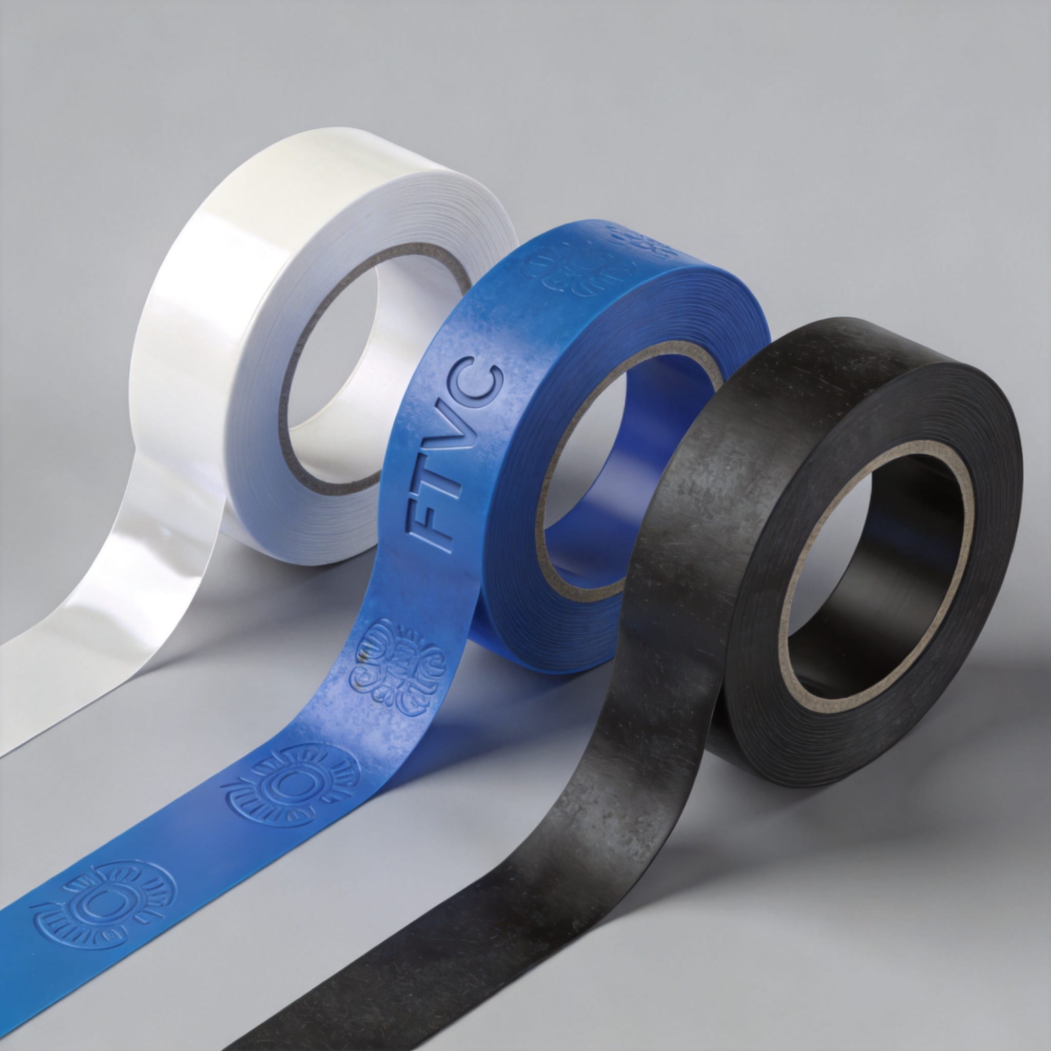 Close-up of PTFE tape being stretched to show transparency