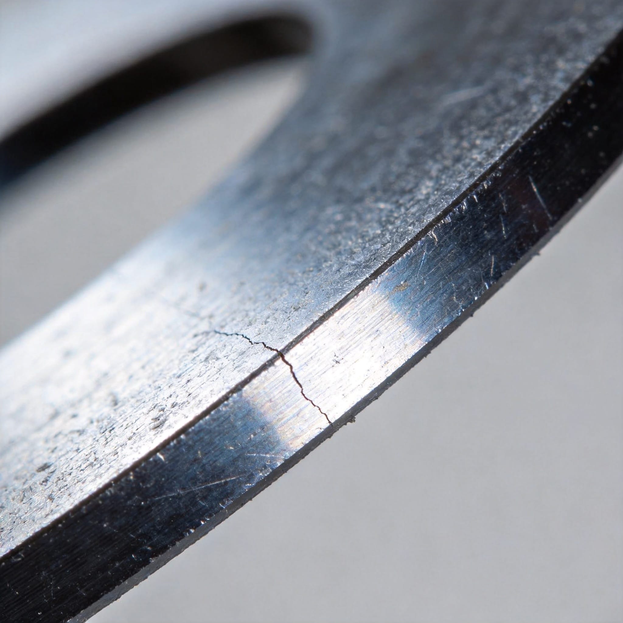 PTFE seal with visible wear scars after 1000 hours of sliding test