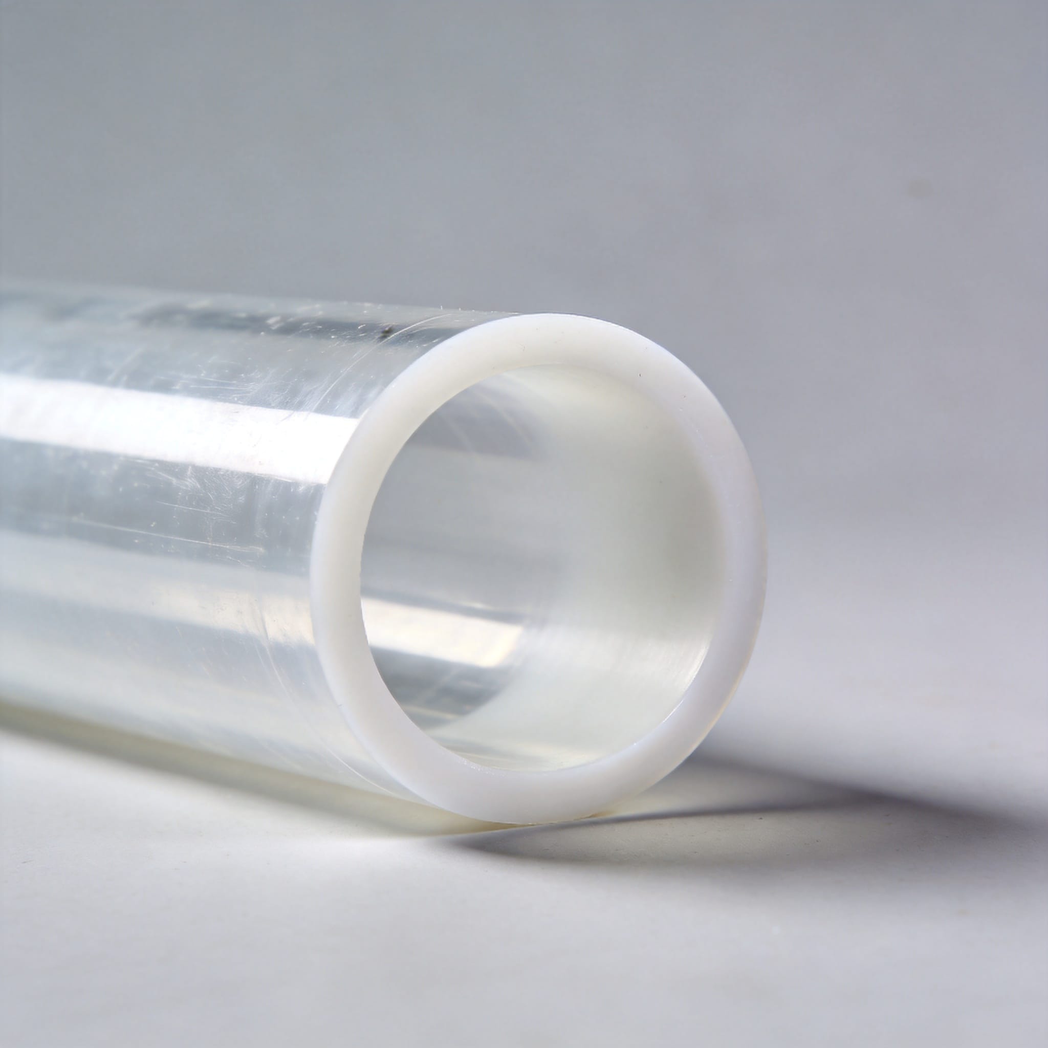 PTFE tube installed in a chemical processing plant