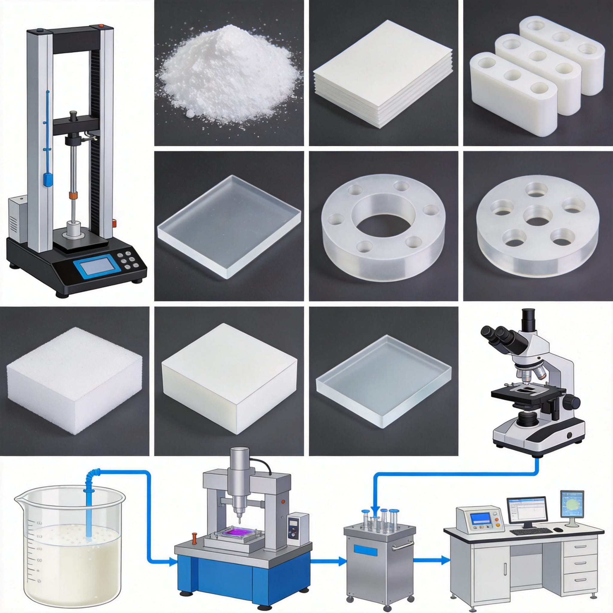 Comparison of PTFE filler types