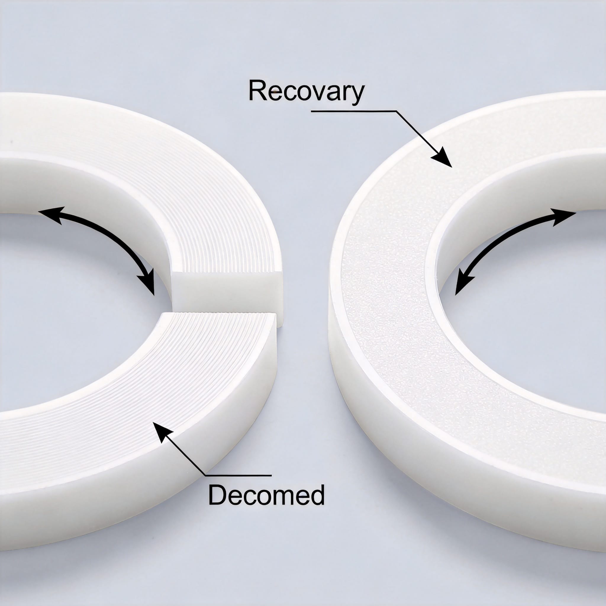 Flange joint with PTFE gasket under thermal cycling stress