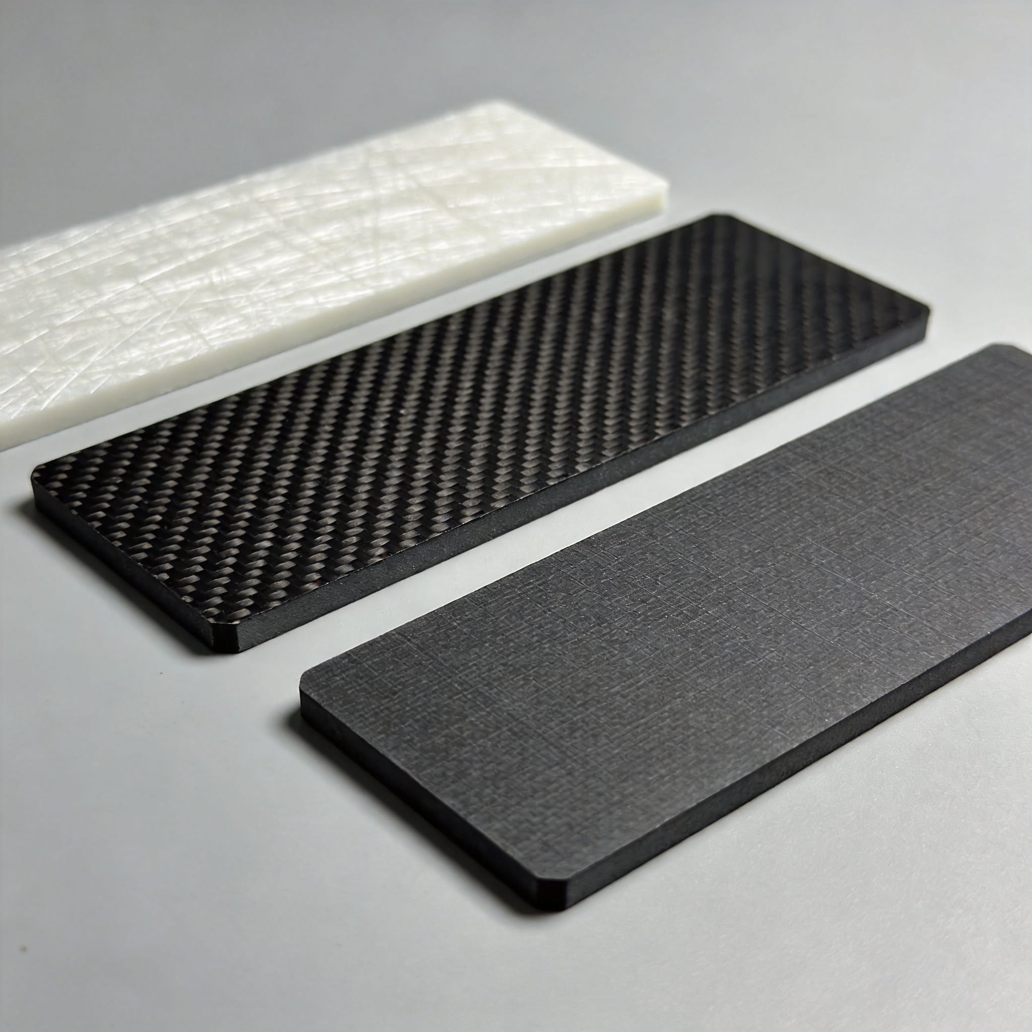 Comparison of unfilled and filled PTFE sheet structure
