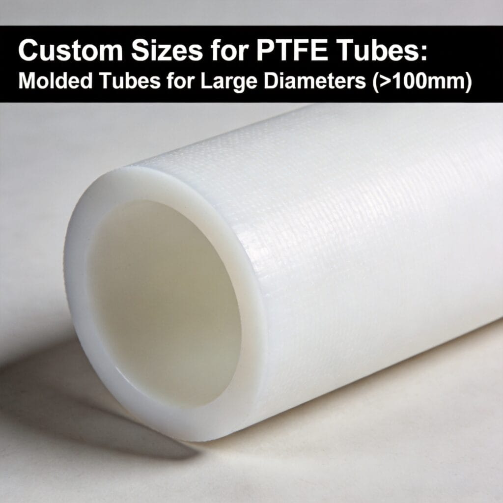 Custom Sizes for PTFE Tubes: Molded Tubes for Large Diameters (>100mm)