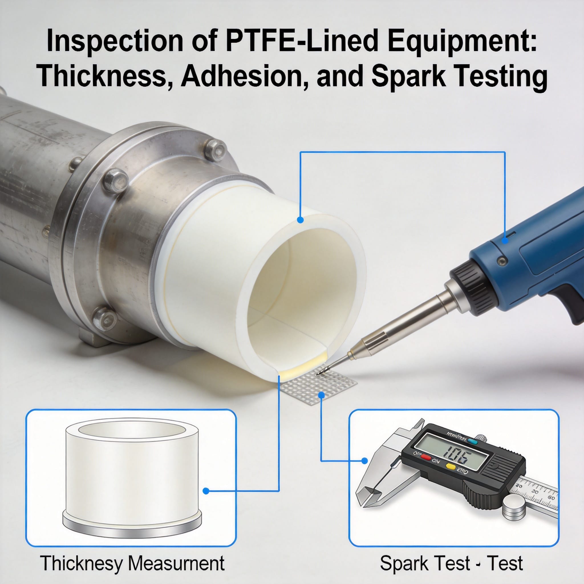 Inspection of PTFE-Lined Equipment: Thickness