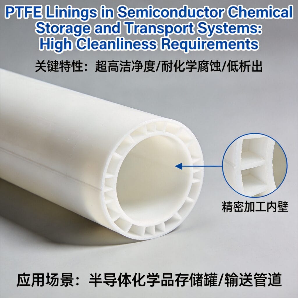PTFE Linings in Semiconductor Chemical Storage and Transport Systems: High Cleanliness Requirements