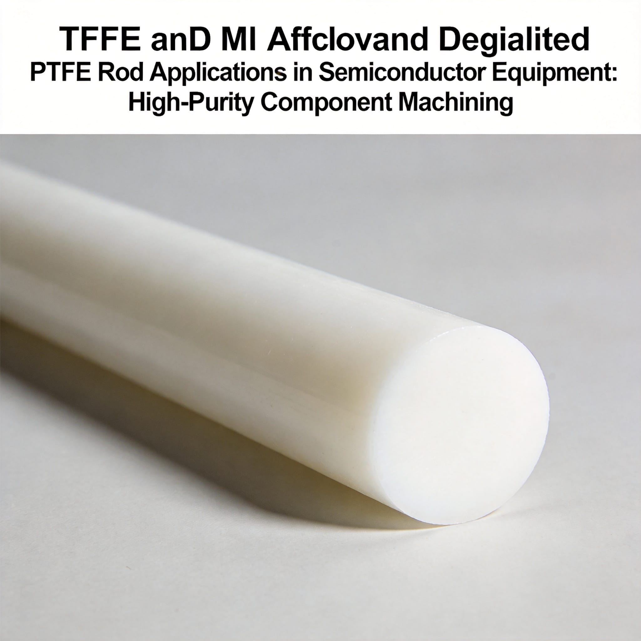 PTFE Rod Applications in Semiconductor Equipment: High-Purity Component Machining