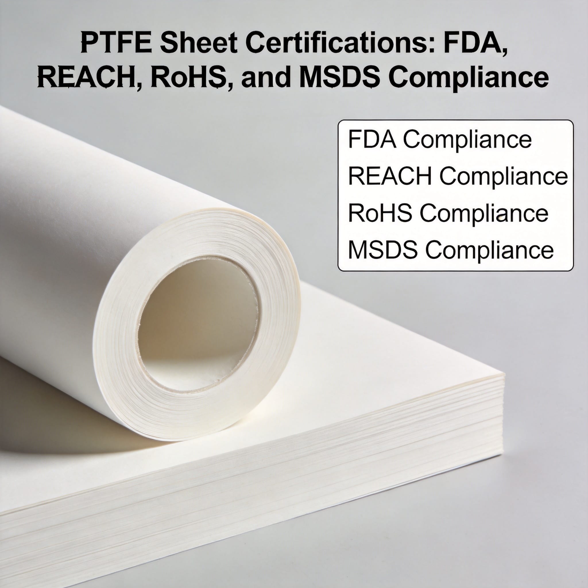 PTFE Sheet Certifications: FDA