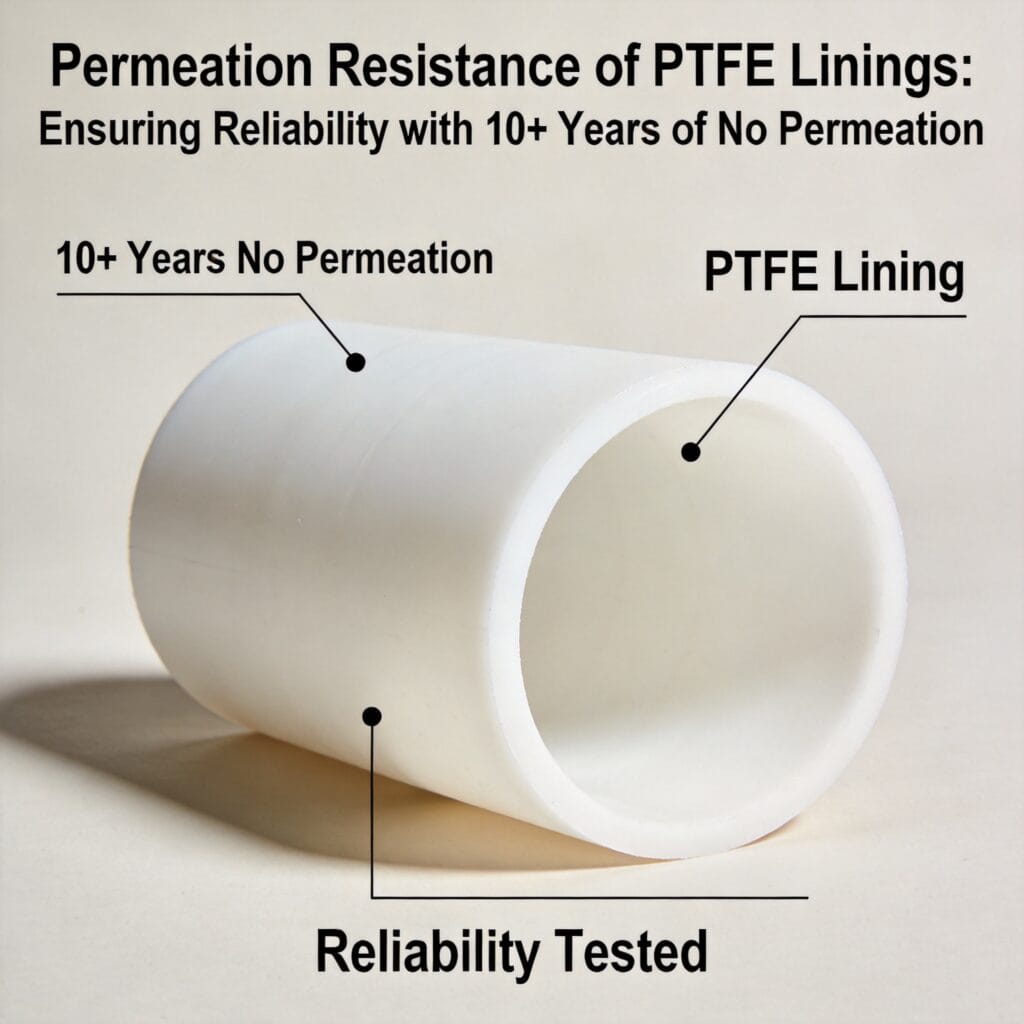 Permeation Resistance of PTFE Linings: Ensuring Reliability with 10+ Years of No Permeation