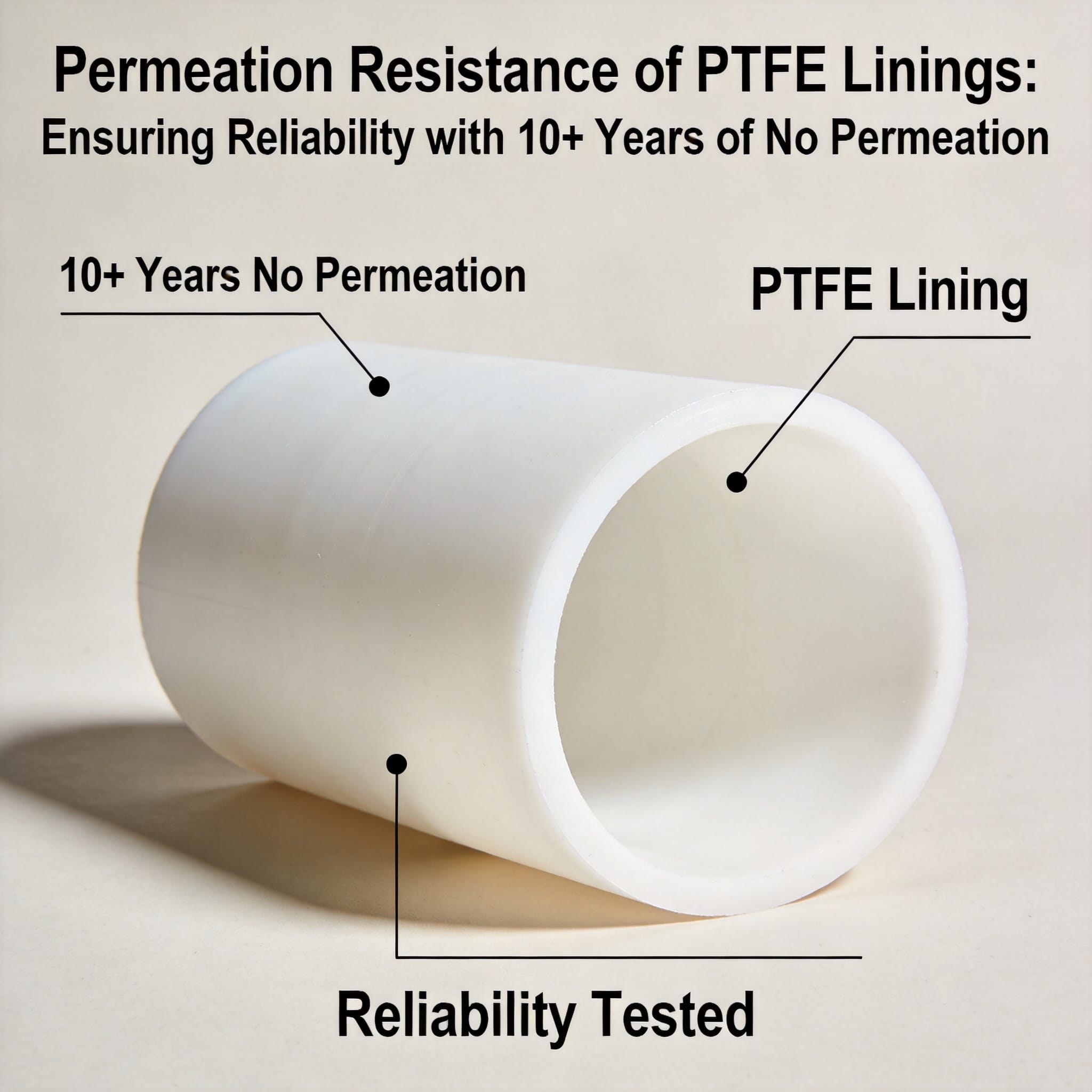 Permeation Resistance of PTFE Linings: Ensuring Reliability with 10+ Years of No Permeation