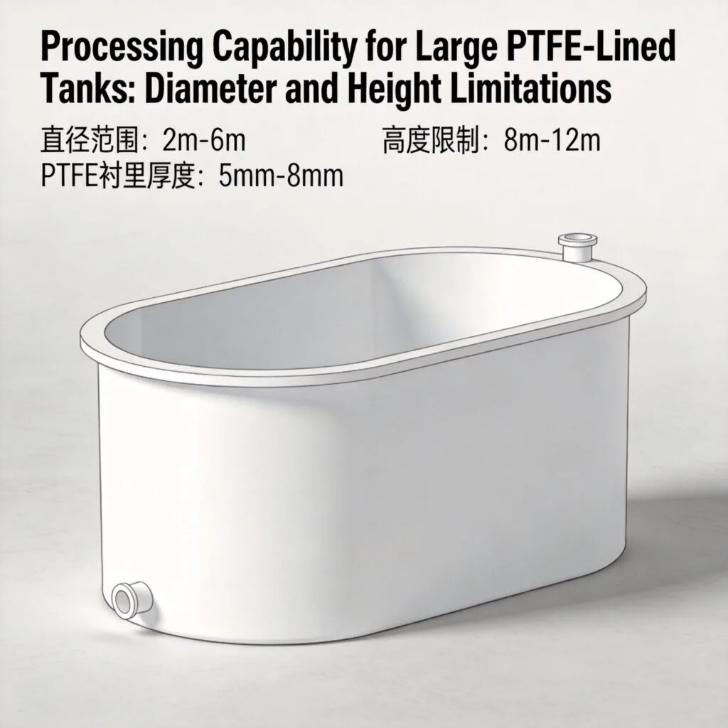 Processing Capability for Large PTFE-Lined Tanks: Diameter and Height Limitations