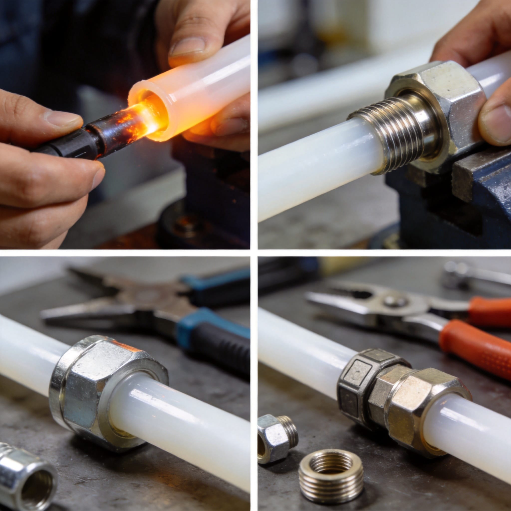 Comparison of PTFE tube connection methods